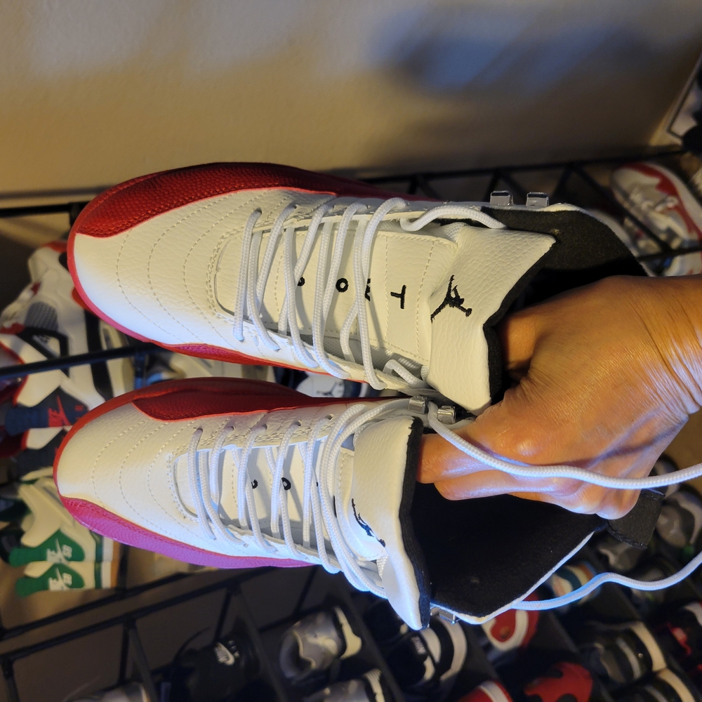 Jordan Sneakers Red and White